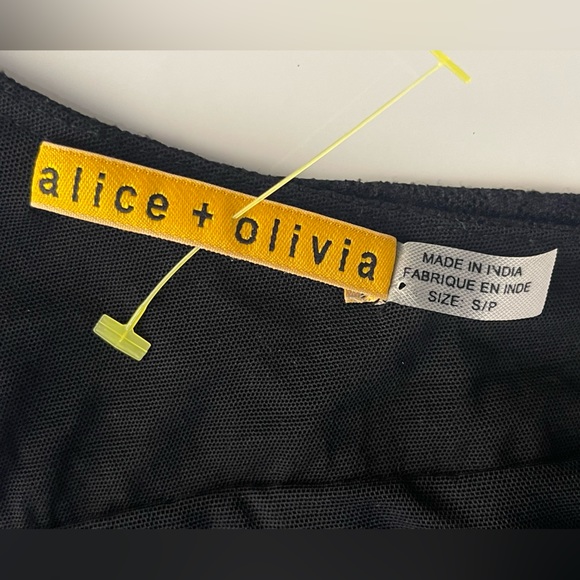 Alice + Olivia Studded Liquid Gun Metal Dress - Picture 4 of 9